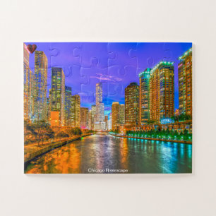 Chicago-Flusslandschaft-Puzzle