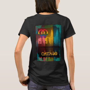 Chicago Gay Pride Lesbian Wrigley Gebäude der 1930 T-Shirt