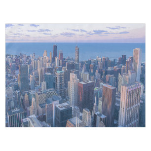 Chicago Gebäude Artwork Tischdecke