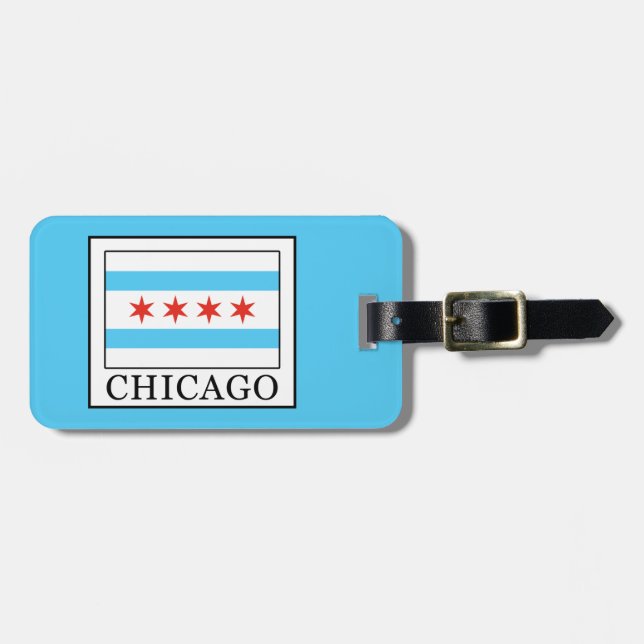 Chicago Gepäckanhänger (Vorderseite horizontal)