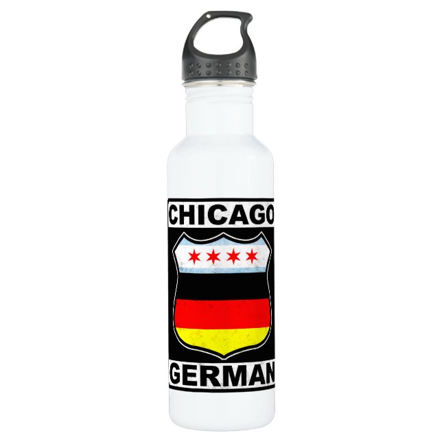 Chicago German American Trinkflasche (Vorderseite)