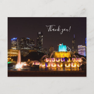 Chicago Grant Park Danke Postkarte