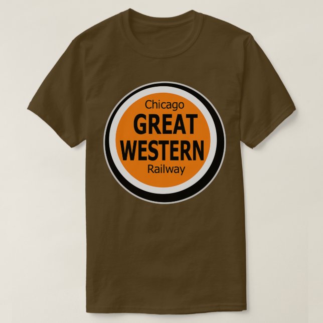 Chicago Great Western Railway 2 TShirt (Design vorne)