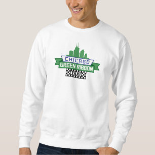 Chicago Green Ribbon Taxi Logo - Fan Art Sweatshirt