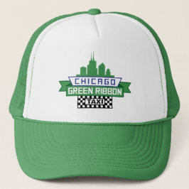 Chicago Green Ribbon Taxi Logo - Fan Art  Truckerkappe