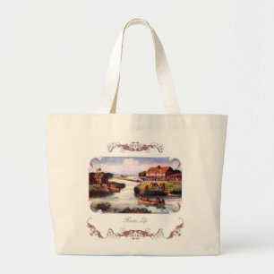 Chicago-GrenzTaschen-Tasche 1833 Jumbo Stoffbeutel