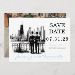 Chicago Grooms Save The Date