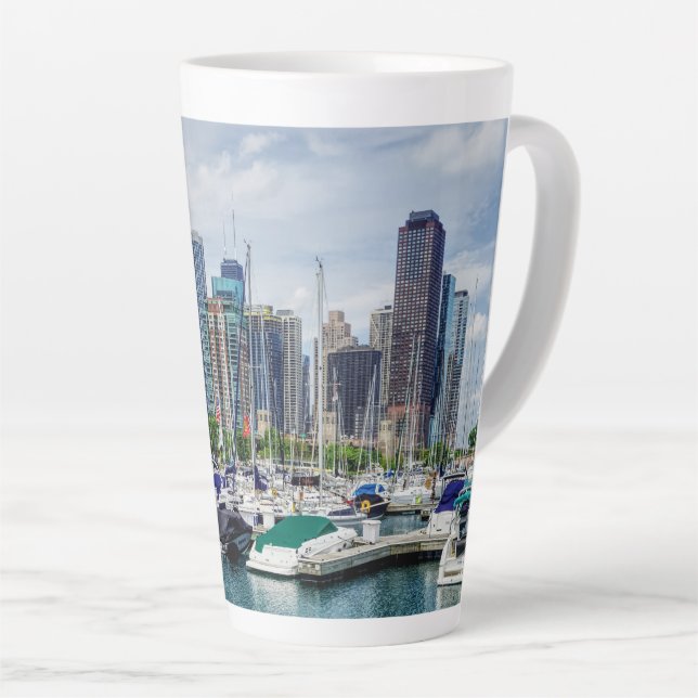 Chicago Harbor Milchtasse (Rechte Ecke)