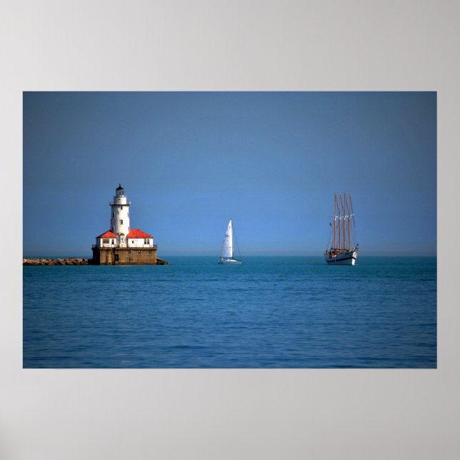Chicago Harbor Poster (Vorne)
