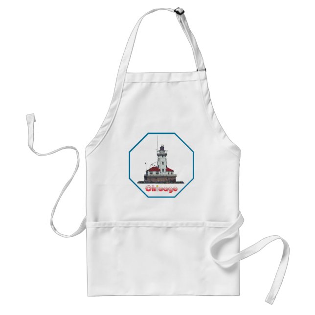 Chicago Harbour Light Schürze (Vorne)