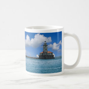 Chicago Harbour Lighthouse Painterly Tasse