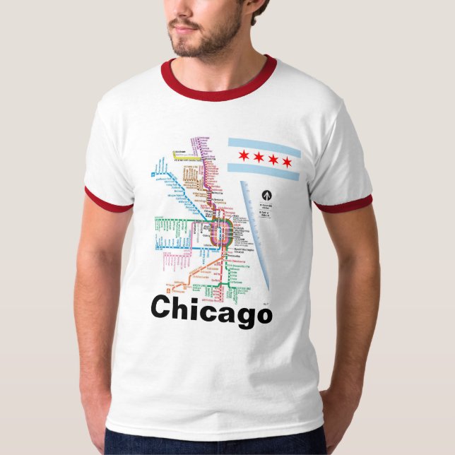Chicago… Herz von Amerika-T - Shirt (Vorderseite)