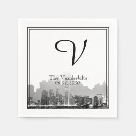 Chicago Hochzeit in Urlaubsort Napkin Serviette