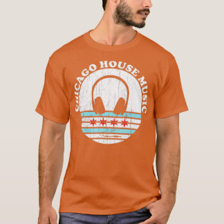 Chicago House Music - Vintag Sunset DJ T-Shirt