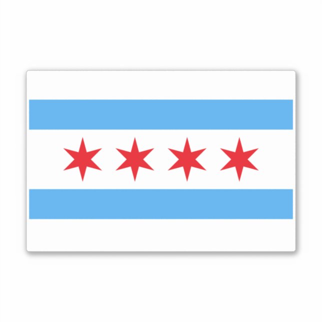 CHICAGO, IL AUFKLEBER (Vorderseite)