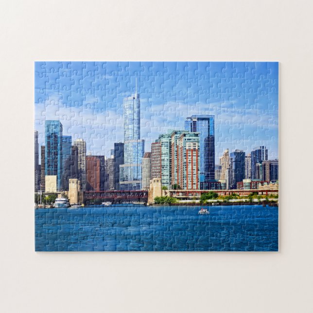 Chicago IL - Aussicht Vom Lake Michigan (Horizontal)