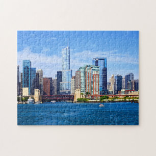 Chicago IL - Blick auf den Michigansee