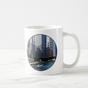 Chicago IL - Chicago River nahe der Wabash Ave. Br Kaffeetasse