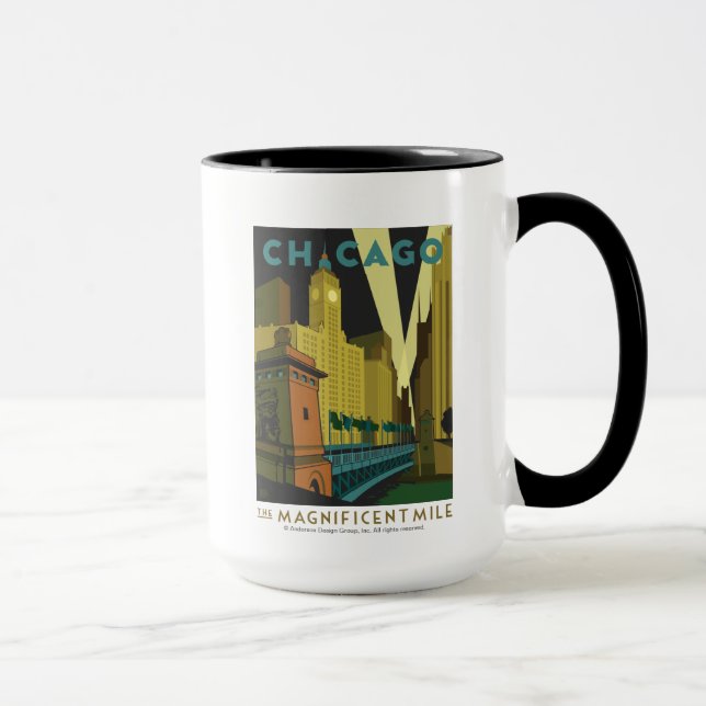 Chicago, IL - Die prächtige Meile Tasse (Rechts)
