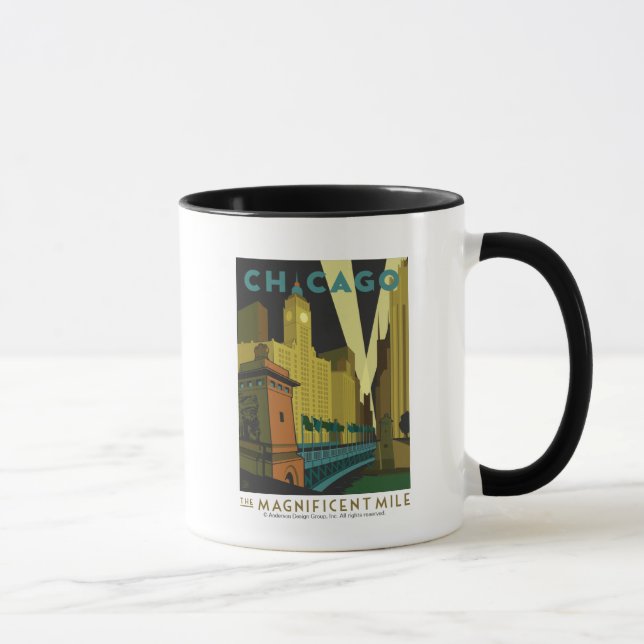 Chicago, IL - Die prächtige Meile Tasse (Rechts)