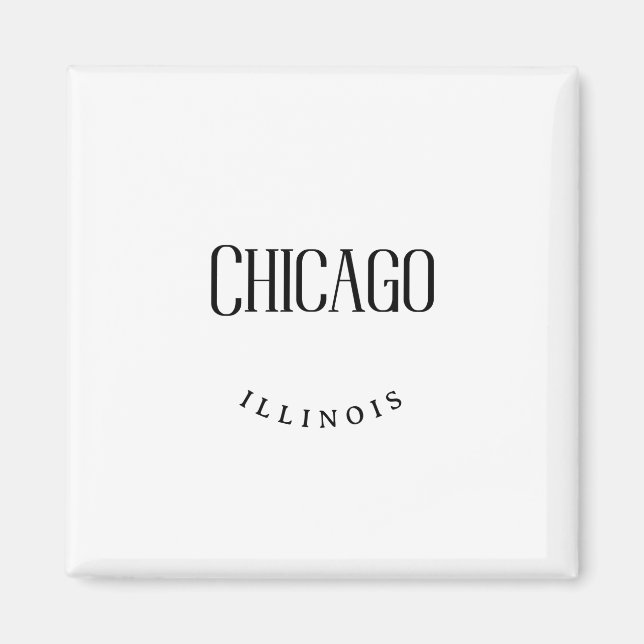 Chicago IL Magnet (Vorne)