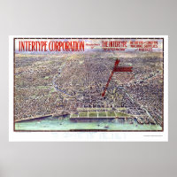 Chicago, IL Panoramic Map - 1916
