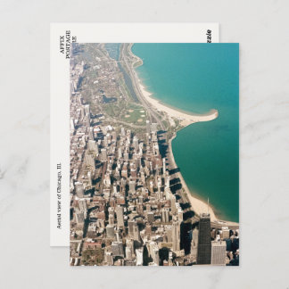 Chicago, Ill. Carte postale Vue aérienne