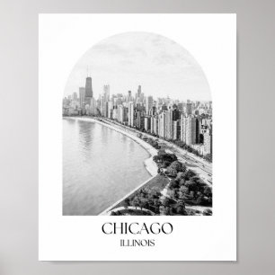Chicago Illinois Arch Foto Print Poster