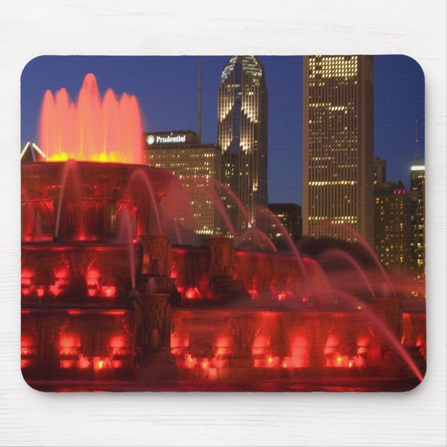 Chicago, Illinois, Buckingham Fountain Mousepad (Vorne)