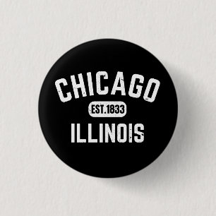 Chicago Illinois Button