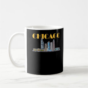 Chicago Illinois City Skyline Kaffeetasse