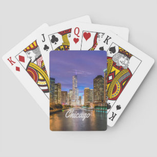 Chicago Illinois City Spielkarten