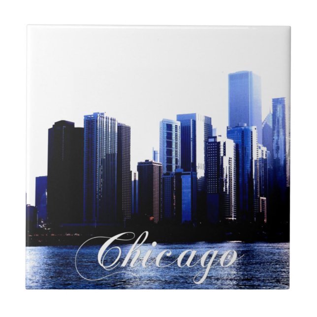 Chicago Illinois Fliese (Vorderseite)