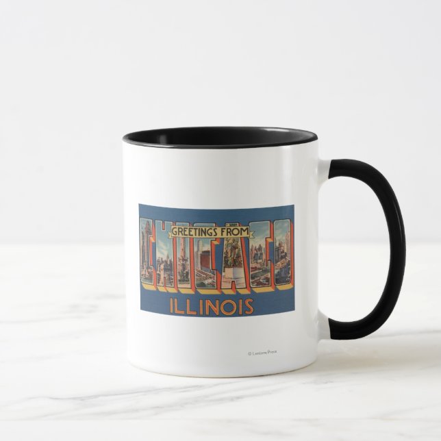 Chicago, Illinois - Großbuchstaben - Szenen 2 Tasse (Rechts)