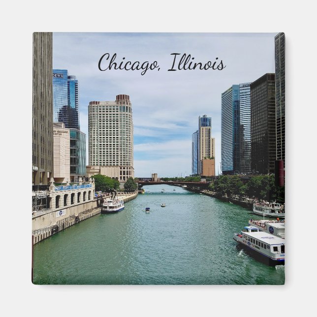 Chicago Illinois Magnet  (Vorne)