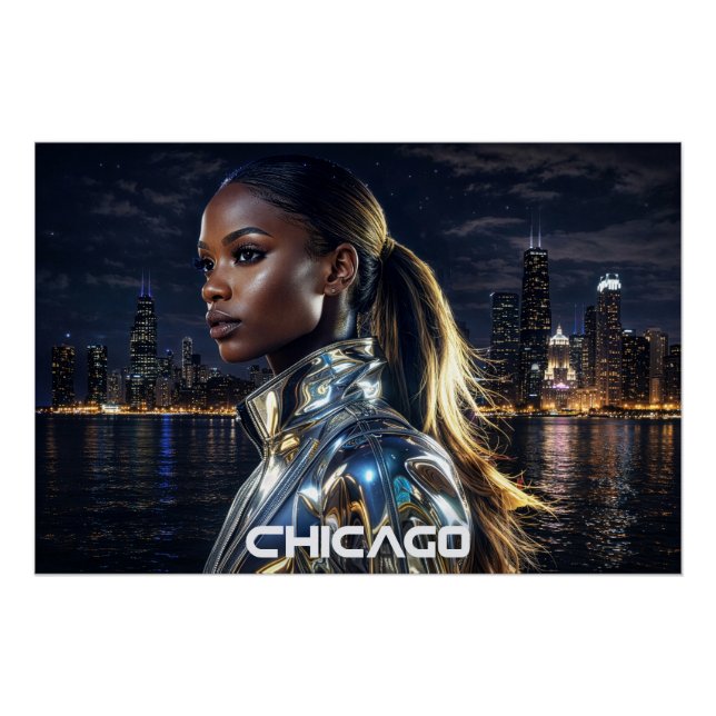 CHICAGO - ILLINOIS POSTER (Vorderseite)