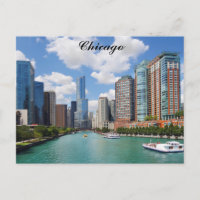 Chicago Illinois River Skyline Travel Foto