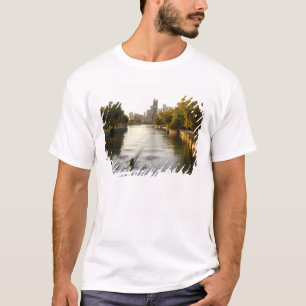 Chicago, Illinois, Rowers in der Lagune von Lincol T-Shirt