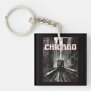 Chicago Illinois Schlüsselanhänger