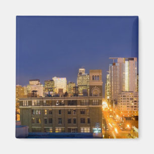 Chicago, Illinois, Skyline aus West Loop Magnet