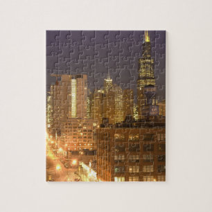 Chicago, Illinois, Skyline von West Loop bei