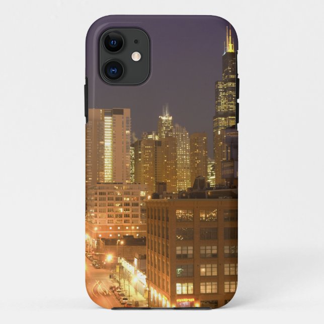 Chicago, Illinois, Skyline von West Loop: Case-Mate iPhone Hülle (Rückseite)