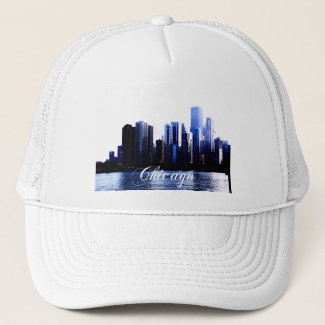 Chicago Illinois Truckerkappe (Vorderseite)
