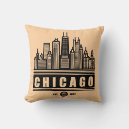 Chicago Illinois United Staaten Kissen