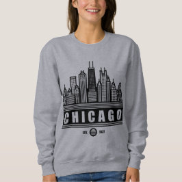 Chicago Illinois United Staaten Sweatshirt