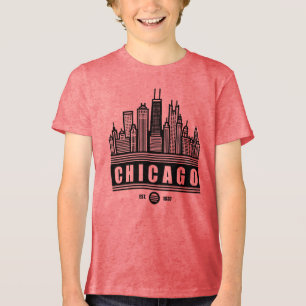 Chicago Illinois United Staaten Tri-Blend Shirt