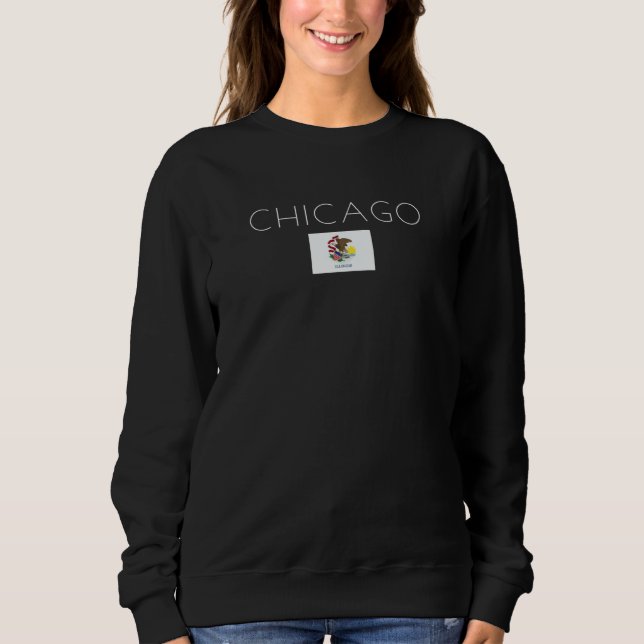 Chicago Illinois USA Sweatshirt (Vorderseite)