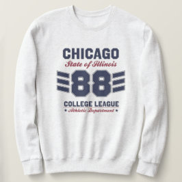 CHICAGO ILLINOIS VARSITY SCRIPT CLASSIC SPORTS JER SWEATSHIRT