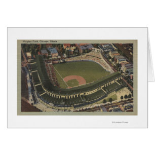 Chicago, Illinois - Wrigley fangen CUB auf