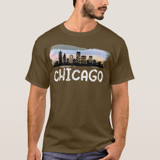 Chicago Illinois Zuhause Staat Chicago Downtown Ci T-Shirt